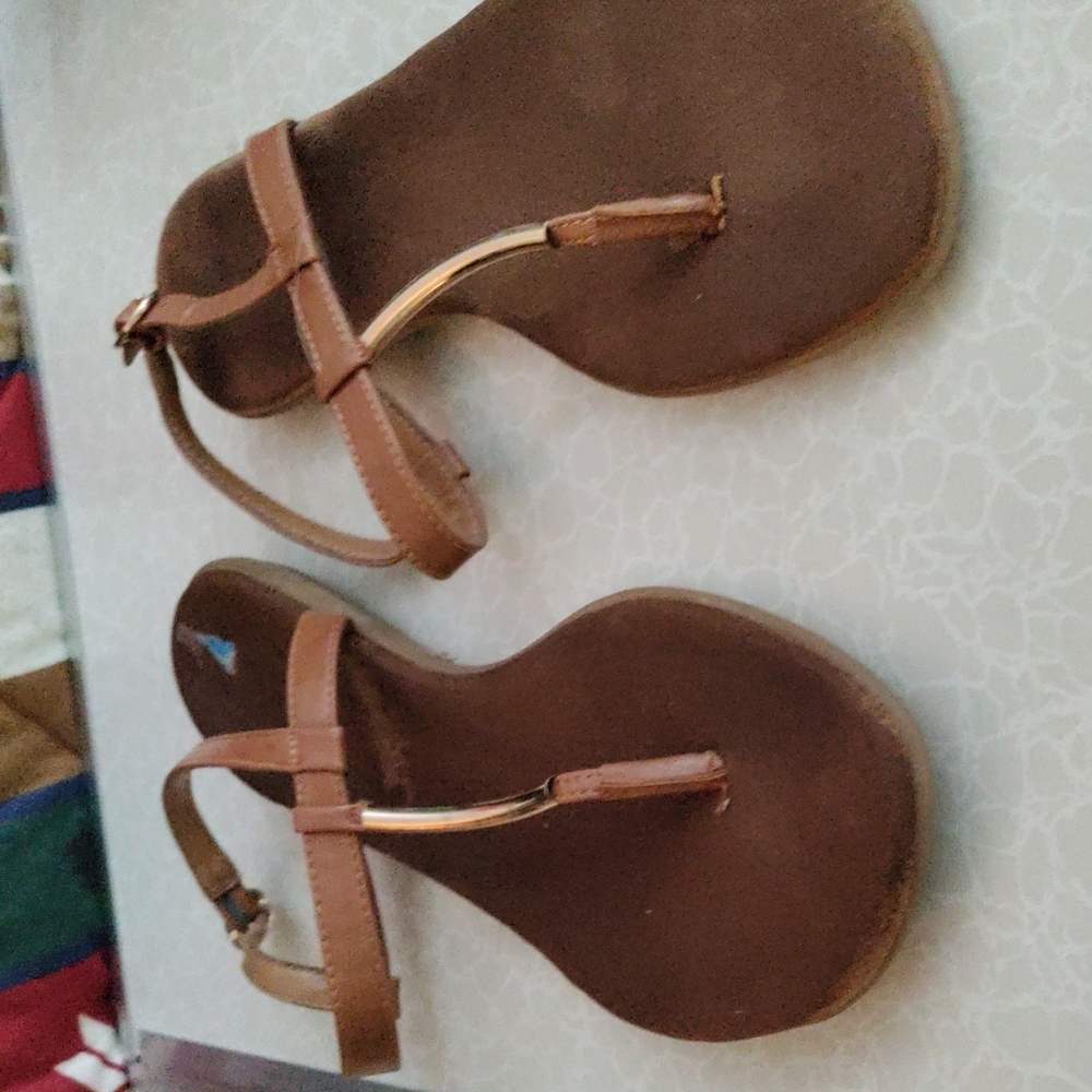 Tan sandals